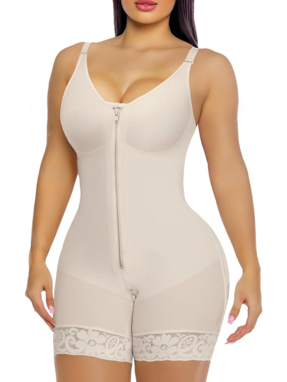 Postpartum Tummy Control Shapewear for Women, Butt Lifter Body Shaper with